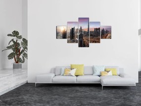 Obraz - Panorama Dubaju (125x70 cm)