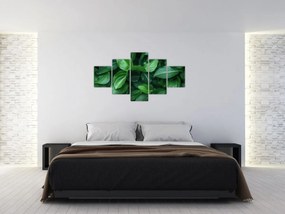 Obraz - Zielone liście (125x70 cm)