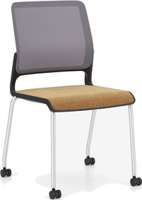 Krzesło konferencyjne na nogach Xilium Frame Chair 4L Mesh oparcie z siatki