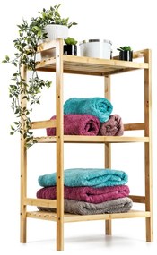 G21 Regał bambusowy, 3 półki, 3 piętra