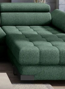 Narożnik SELVA XL Prawostronny z funkcją spania w tkaninie MEMPHIS 12 WERSAL