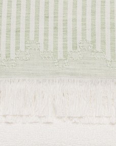 Ręcznik Trevor 70x140cm white green
