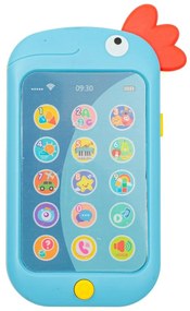 Baby Mix Baby phone Parrot niebieski, 8 x 14 x 2cm