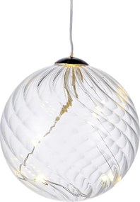 Dekoracja świetlna LED w kształcie bombki Sirius Wave Ball, ⌀ 8 cm