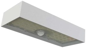 LED solarny reflektor z czujnikiem ruchu LED/3,7V 3000mAh 4000K IP65 biały