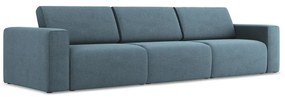 Niebieska sofa modułowa 314 cm Kalea – Makamii