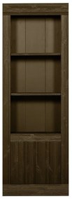 Brązowy regał z litego drewna sosnowego 78x230 cm Yumi – BePureHome