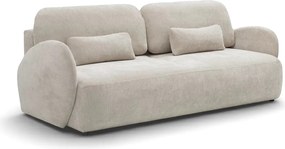 Kanapa z funkcją spania Dinel - jasny beżowy szenil Vibe 06