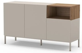 Kremowa komoda 140x80 cm Cailin – Marckeric