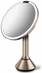 Simplehuman Lustro kosmetyczne LED Sensor Touch DUAL, 5-krotne powiększenie, rose gold