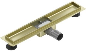 Mexen Flat korpus do odpływu liniowego 50 cm, złoty szczotkowany - 1A15050
