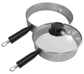 Pierścień do grillowania z pokrywką Remundi, ø 20 cm