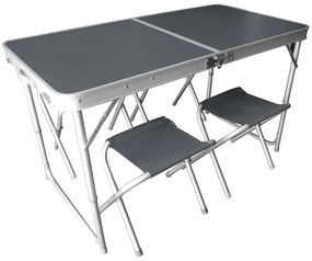 Komplet składanych mebli campingowych 5-elementowy PATIO