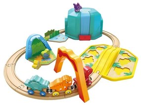 Hape Kolejka z wagonikami - Dinozaury