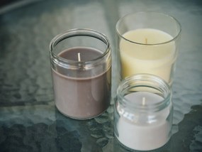 Świeca w szkle MINNESOTA AMATISTA CREAM 8 cm kremowa