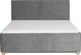 Łóżko PATI 160x200 cm Brąz Bez materaca