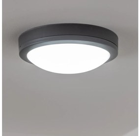 Brilagi - LED zewnętrzny plafon 20W 230V pr. 23 cm IP54 antracyt