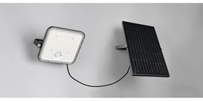 Zewnętrzna solarna lampa ścienna LED z timerem (wysokość 19 cm) Acora – Trio