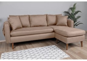 Jasnobrązowa sofa 215 cm Sofia – Balcab Home