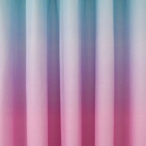Różowo-fioletowa zasłona dziecięca 2 szt. 168x183 cm Ombre Rainbow Clouds – Catherine Lansfield