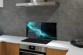 Panel szklany do Kuchni Elektryzująca Głębia Fraktali