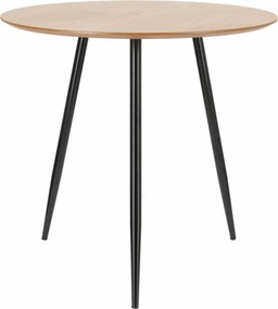 Okrągły stół na trzech nogach Sottile w stylu loft