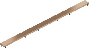 Mexen Flat M13 maskownica 2w1 do odpływu liniowego 90 cm, miedź szczotkowana - 1C19090