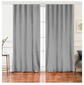 Białe/szare zasłony zestaw 2 szt. 140x260 cm – Mila Home