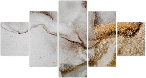 Obraz - Atrament marmurkowy (125x70 cm)