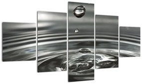 Obraz kropli wody (125x70 cm)