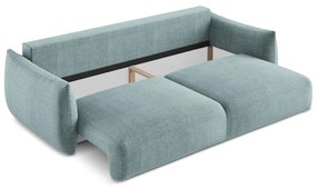 Niebieska rozkładana sofa 230 cm Leila – Makamii