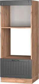 Szafka do mikrofalówki ciemnoszary 60x58.1x153.6 fame-line