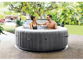 Jacuzzi dmuchane dla 4 osób ø 196 cm głębokość 71 cm Bubble Greywood Deluxe 4 AP – Intex