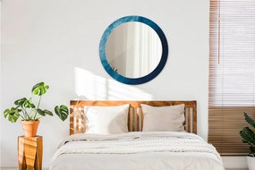 Lustro z nadrukiem okrągłe Abstrakcyjna sztuka