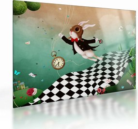 Obraz na szkle - Fantasy królik (70x50 cm)