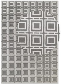 Dywan nowoczesny Perles romby szaro-kremowe 200 cm x 280 cm