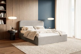Łóżko Pure 160x200, tkanina WIND 11, stelaż metalowy