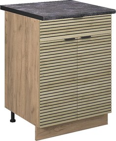 Szafka dolna do kuchni panel dębowy 60x60x82 fame-line