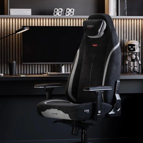 Fotel gamingowy materiałowy Diablo X-Eye Prime Normal Size, Burned Black