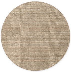 Dywan naturalny jutowy ręcznie tkany Boucle brązowo-szary 160 cm x 160 cm