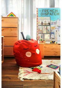 Czerwony worek do siedzenia dla dzieci Apple – Little Nice Things