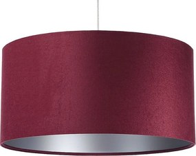 Lampa wisząca HOME 30 bordowa/srebrna