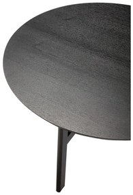 Czarny okrągły stolik ø 80 cm Fjord – Hübsch