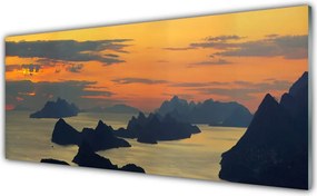 Panel Szklany Wybrzeże u Podnóża Gór