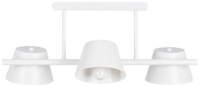 Biała lampa sufitowa 38x62,5 cm Simplico – Ixia