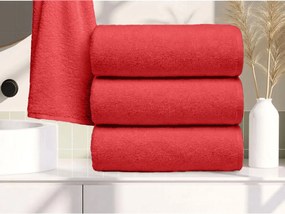 Ręcznik kąpielowy NORIELLE 70x140 cm czerwony, 100% bawełna