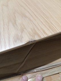 PROMOCJA Stół jadalny z blatem w dekorze dąb BRANDO 120(160)x80, rozkładany II klasa jakości.