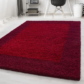 Dywan Shaggy Life czerwony 60 cm x 110 cm
