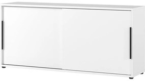 Biała szafka z drzwiami przesuwnymi 160x74 cm Mailand – Germania