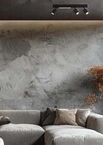 Czarna loftowa lampa sufitowa - K581- G1-P13